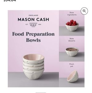 Mason Cash Food Preparation Bowl set of 4